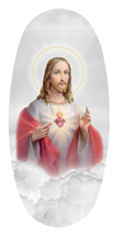 DASOV 109 WT Sacred Heart Clouds White